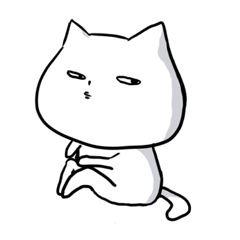 [LINEスタンプ] ふてくされた猫「ふてぬこ」 (1)