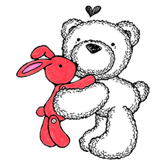 [LINEスタンプ] Cotton bear's life (1)