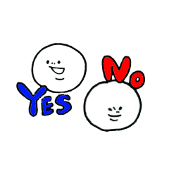 Lineスタンプ Yes No意思表示 40種類 120円