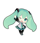 初音ミク（個別スタンプ：38）