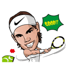 Rafa Nadal（ラファエル・ナダル）（個別スタンプ：3）