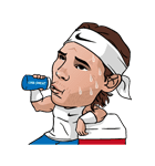 Rafa Nadal（ラファエル・ナダル）（個別スタンプ：8）