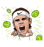 Rafa Nadal（ラファエル・ナダル）（個別スタンプ：14）