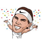 Rafa Nadal（ラファエル・ナダル）（個別スタンプ：16）