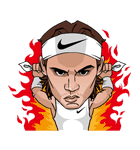 Rafa Nadal（ラファエル・ナダル）（個別スタンプ：17）