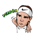 Rafa Nadal（ラファエル・ナダル）（個別スタンプ：22）