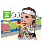 Rafa Nadal（ラファエル・ナダル）（個別スタンプ：24）