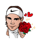 Rafa Nadal（ラファエル・ナダル）（個別スタンプ：25）