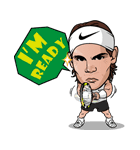 Rafa Nadal（ラファエル・ナダル）（個別スタンプ：36）