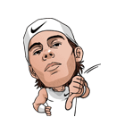 Rafa Nadal（ラファエル・ナダル）（個別スタンプ：37）