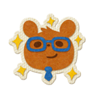 アニマルアップリケ（個別スタンプ：34）