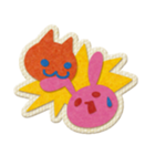 アニマルアップリケ（個別スタンプ：36）