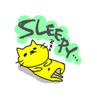 黄色い猫（個別スタンプ：7）