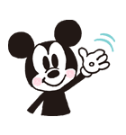 ミッキーマウス（個別スタンプ：3）