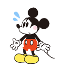 ミッキーマウス（個別スタンプ：6）