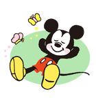 ミッキーマウス（個別スタンプ：10）