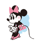 ミニーマウス（個別スタンプ：6）