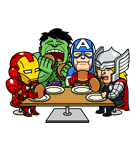 MARVEL ミニヒーローズ（個別スタンプ：14）