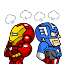 MARVEL ミニヒーローズ（個別スタンプ：22）