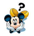 ミッキーマウス（いつもハッピーフェイス）（個別スタンプ：9）