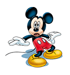 ミッキーマウス（いつもハッピーフェイス）（個別スタンプ：18）