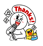 ThankYou！LINEキャラクターズ（個別スタンプ：13）