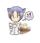 ネコ耳スタンプ☆元気編（個別スタンプ：32）