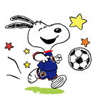 SNOOPY☆SAMURAI BLUE！（個別スタンプ：9）