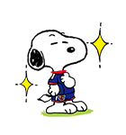 SNOOPY☆SAMURAI BLUE！（個別スタンプ：10）