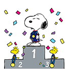 SNOOPY☆SAMURAI BLUE！（個別スタンプ：19）