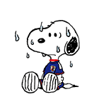 SNOOPY☆SAMURAI BLUE！（個別スタンプ：23）