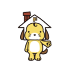 フジ犬くん フジケン公式キャラクター（個別スタンプ：34）