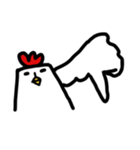めんどりのリアクション（個別スタンプ：32）