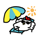 めんどりのリアクション（個別スタンプ：40）