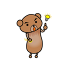 クマツタケ ひょっこり登場～！？の巻（個別スタンプ：12）