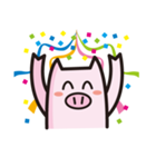 シンプルブーブー【豚・ブタ】（個別スタンプ：13）