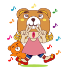 BEAR GIRL（個別スタンプ：1）