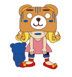 BEAR GIRL（個別スタンプ：3）