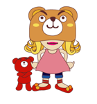 BEAR GIRL（個別スタンプ：4）