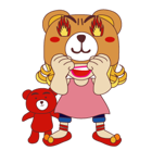 BEAR GIRL（個別スタンプ：5）