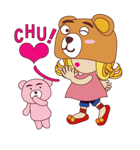 BEAR GIRL（個別スタンプ：7）