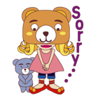 BEAR GIRL（個別スタンプ：8）