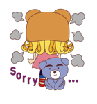 BEAR GIRL（個別スタンプ：9）