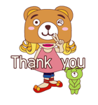 BEAR GIRL（個別スタンプ：10）