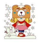 BEAR GIRL（個別スタンプ：19）