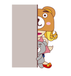 BEAR GIRL（個別スタンプ：31）