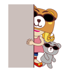 BEAR GIRL（個別スタンプ：32）