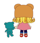 BEAR GIRL（個別スタンプ：33）
