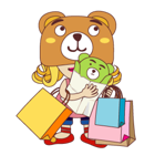 BEAR GIRL（個別スタンプ：36）