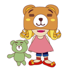 BEAR GIRL（個別スタンプ：39）